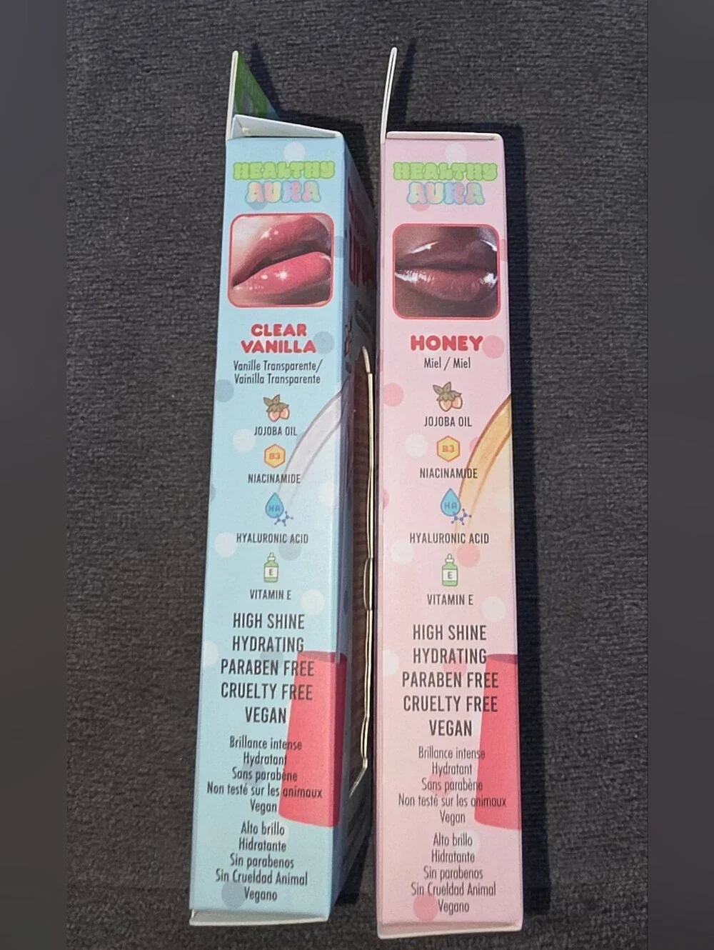 Ioni Crystal Lip Gloss - Clear Vanilla & Honey 0.30fl Oz BNIB